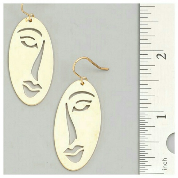 NEW! Funny Face Earrings - Picture 2 of 2